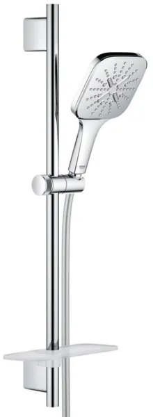 Grohe Rainshower SmartActive 130 Cube suihkusarja, 3 suihkutyypiä, kromi