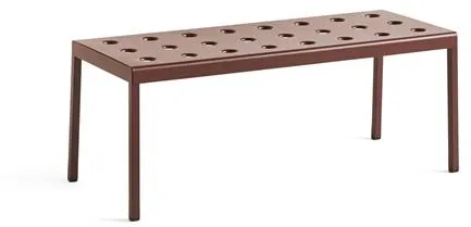 HAY Balcony Matala Pöytä L96,5 x K39 Iron Red