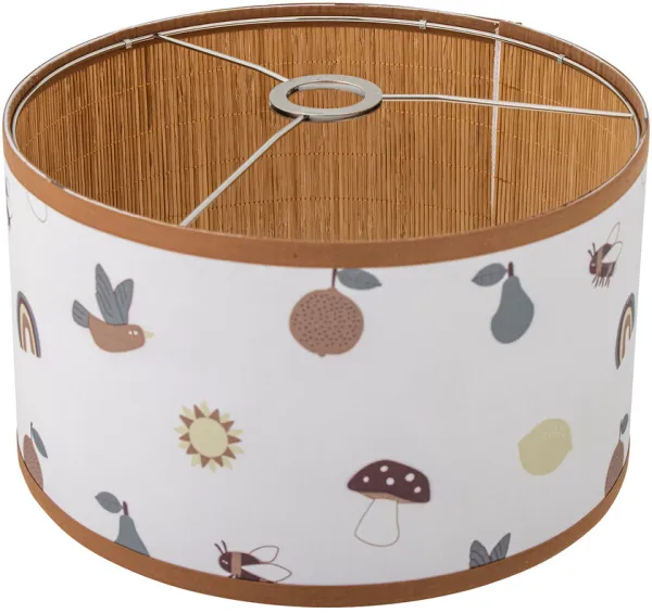 Agnes-lampunvarjostin, ruskea, bambu