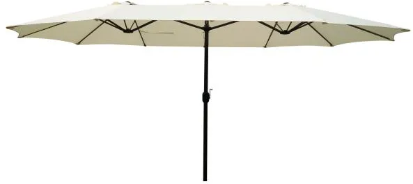 Twin-parasolli beige 220x400cm