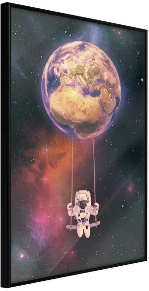 ARTGEIST Juliste kehyksellä - The Whole World is a Playground Kultainen 30x45