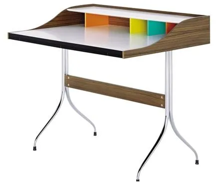 Vitra Home Desk Pähkinä/Kromi