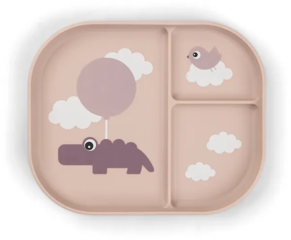 Foodie jaettu lautanen Happy Clouds Powder